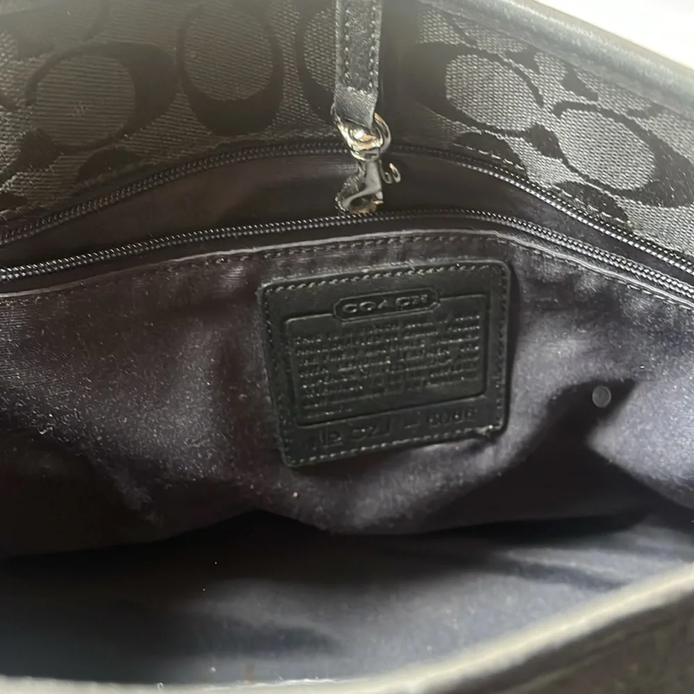 COACH iconic vintage logo Y2K tote bag
